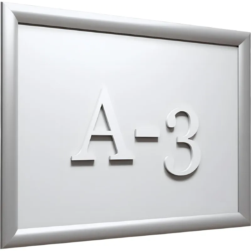 Рамка А3 Attache, алюм.клик-профиль 25 мм, настенная