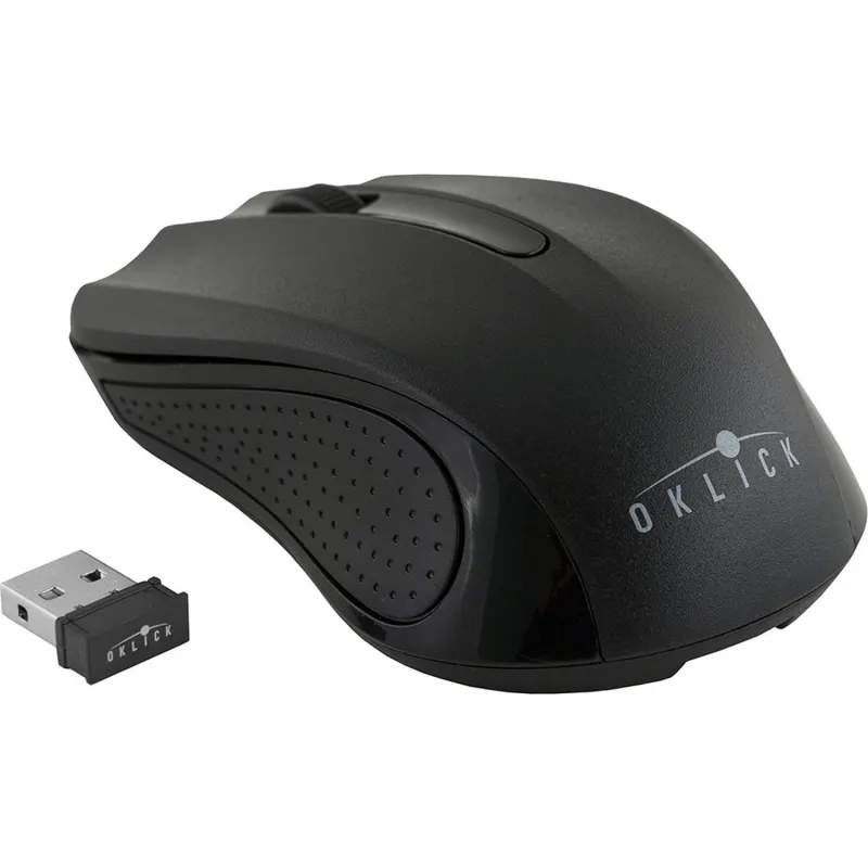 Мышь компьютерная Oklick 485MW черный оптич WLS USB/1600dpi/3but