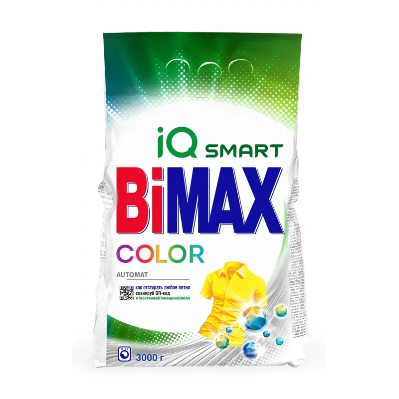 Порошок стиральный BiMax Color 3кг автомат