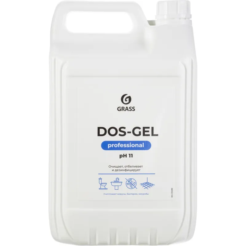 Профхим сантех щел гель с отбел/дез-эфф, с ХЛОР Grass/DOS GEL 5,3кг