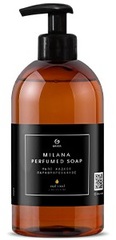 Мыло жидкое парфюмир 300мл Milana Oud Rood с дозатором фруктово - ягодное 1/6