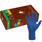 Перчатки смотровые нестерильные сверхпрочные латекс синие High Risk LATEX TL 210 М 