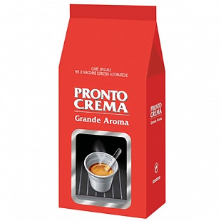 Кофе в зернах LAVAZZA "Pronto Crema", 1000 г, вакуумная упаковка