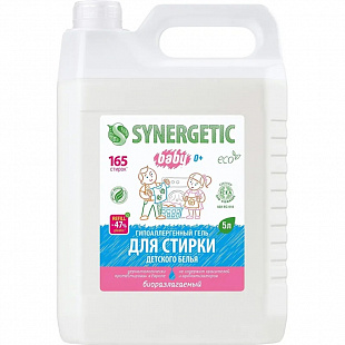 Гель для стирки Synergetic Baby для детского белья 5л