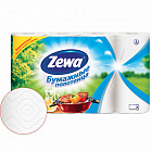 Полотенца бумажные бытовые, спайка 4 шт., 2-х слойные, (4х14 м), ZEWA, белые