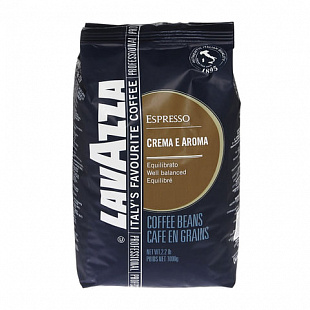 Кофе в зернах LAVAZZA "Crema E Aroma Espresso", 1000 г, вакуумная упаковка