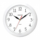 Часы настенные TROYKA 11110113, круг, белые, белая рамка, 29х29х3,5 см