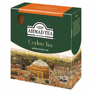 Чай AHMAD "Ceylon Tea", черный, 100 пакетиков