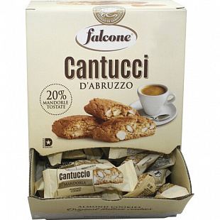 Печенье сахарное FALCONE "Cantucci" с миндалем, 1 кг (125 шт. по 8 г), в коробке Office-box, MC-0001