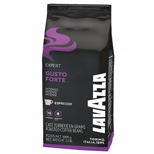 Кофе в зернах LAVAZZA "Gusto Forte Expert", 1000 г, вакуумная упаковка
